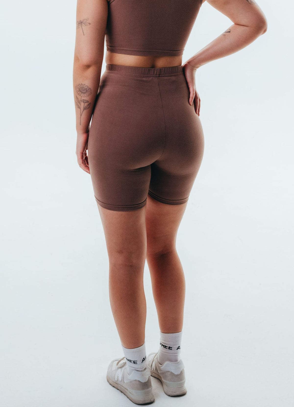 The Cotton Bike Shorts - Mocha