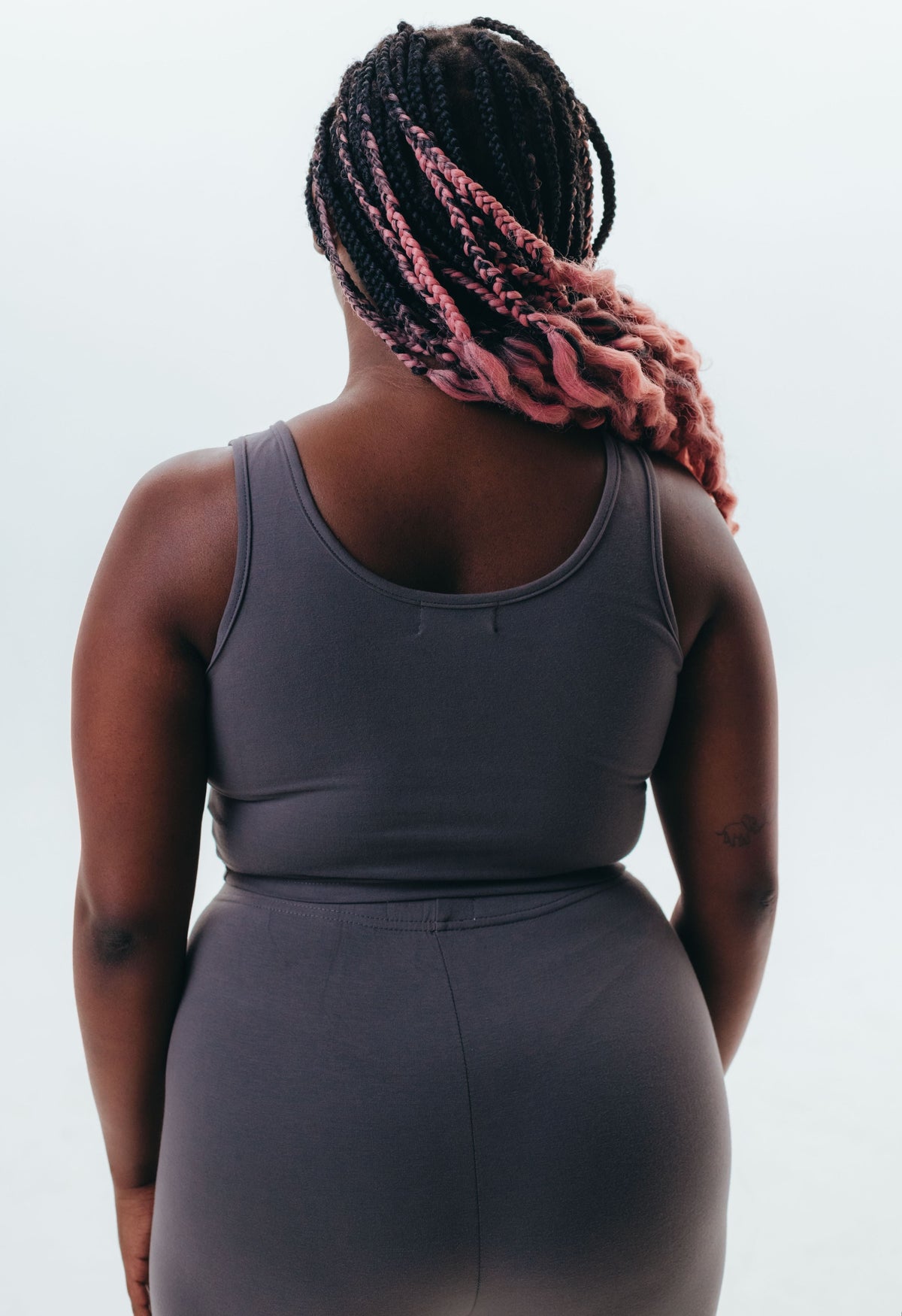 The Cotton Crop Top - Grey