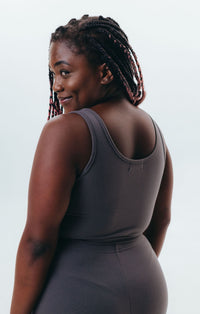 The Cotton Crop Top - Grey