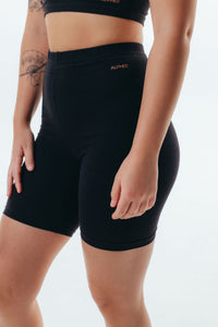 The Cotton Bike Shorts - Black