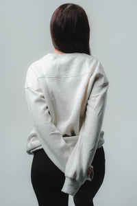 The Crew Sweater - Platinum Marle