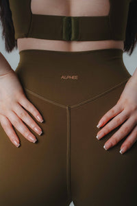 The Sporty Legging - Olive