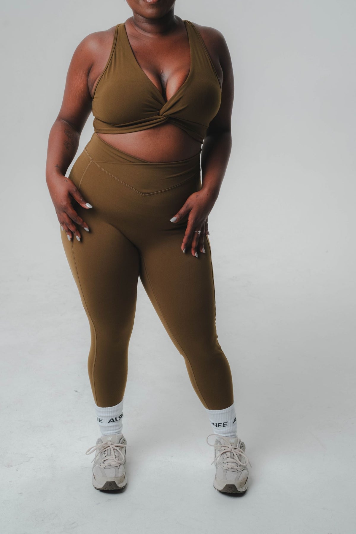 The Sporty Legging - Olive