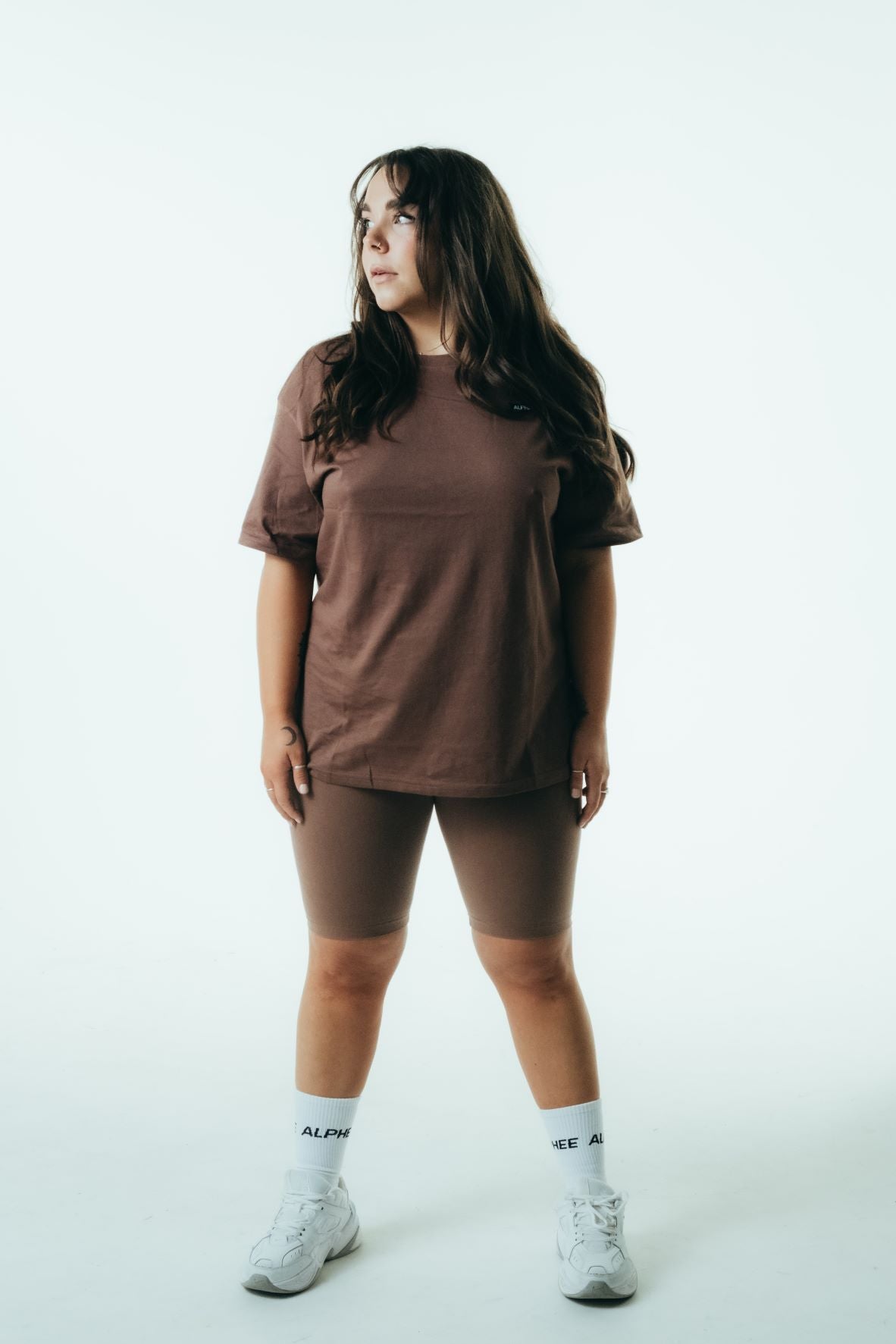 The Oversized Tee - Washed Chocolate