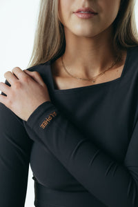 The Square Neck Long Sleeve - Lead